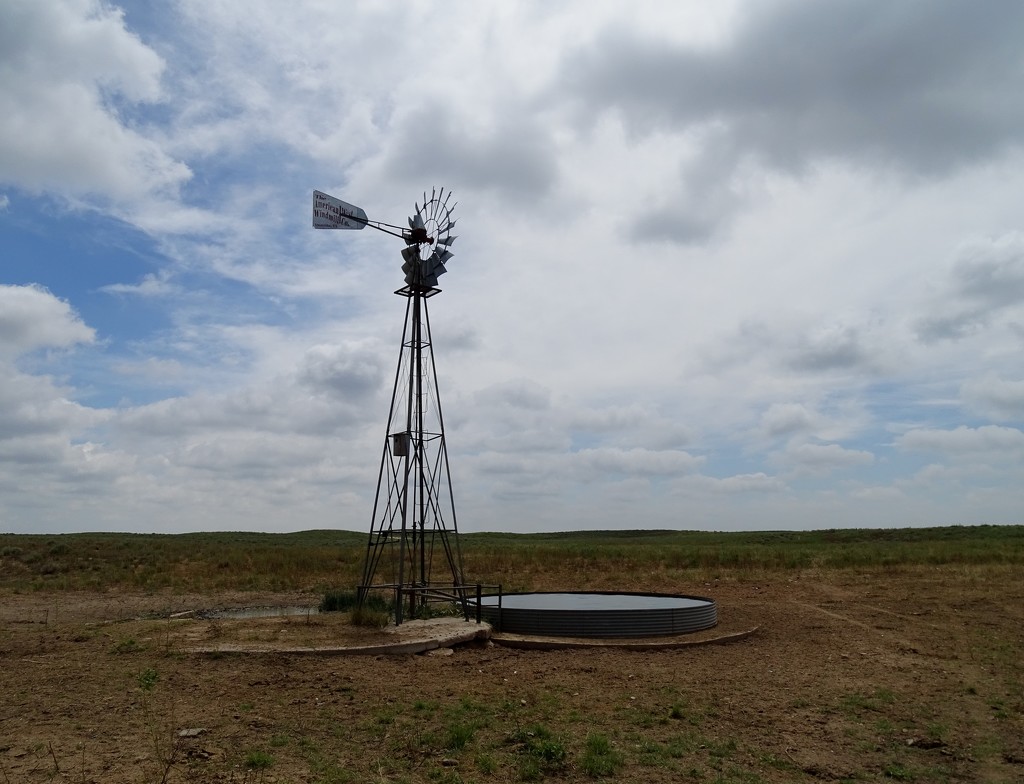 Windmill, Cimmaron National Grassland, Kansas by annepann
