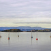 Yachts and Inchcolm Abbey by frequentframes