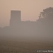 Barford Church through the dust by motorsports