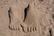 15th Aug 2015 - sandcastles giant feet