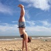 Handstands at Southwold by bilbaroo