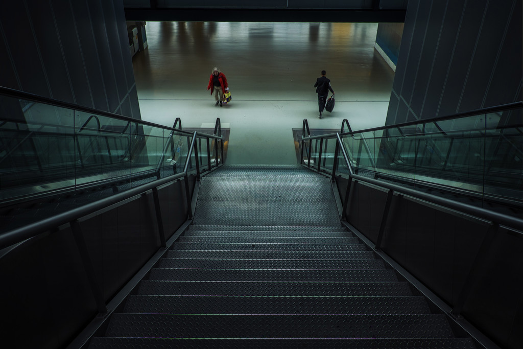 Day 161, Year 3 - Terminal Stairs, Denmark by stevecameras