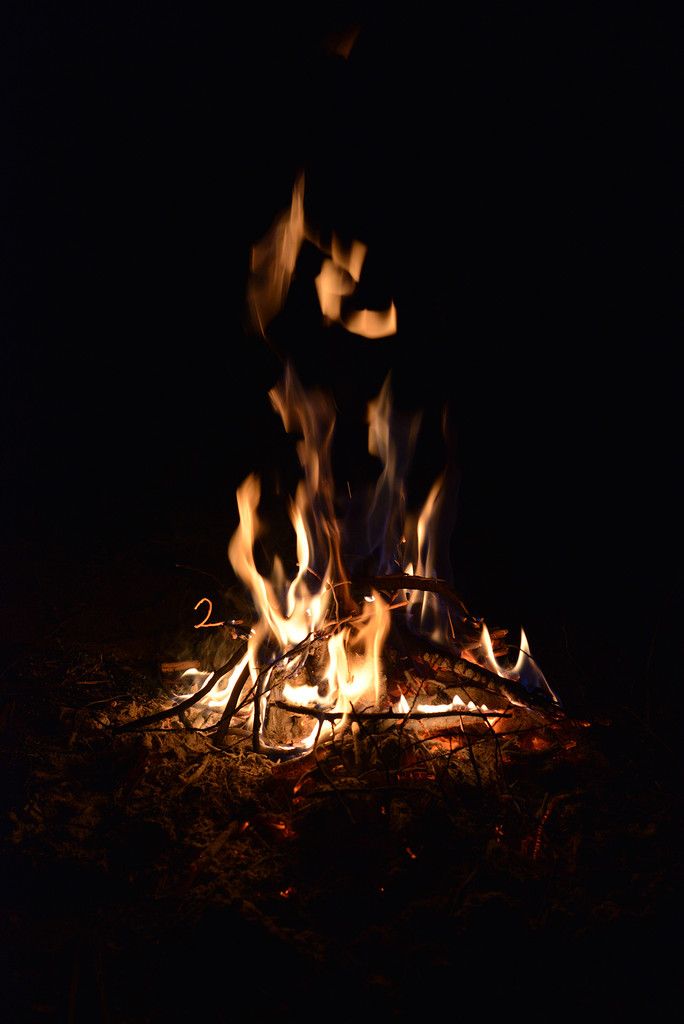 Camp fire, Mitchell by jeneurell