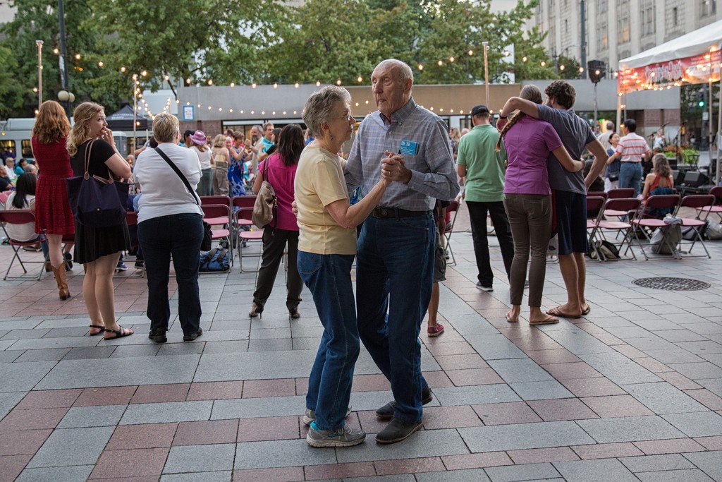 Dancing Til Dusk At Westlake Park.  Free Event In The Plaza. by seattle