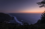 21st Aug 2015 - Twilight Moon from Cape Perpetua 
