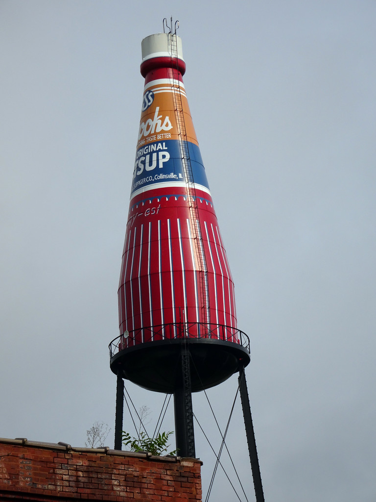 World's Largest Catsup Bottle  by jae_at_wits_end