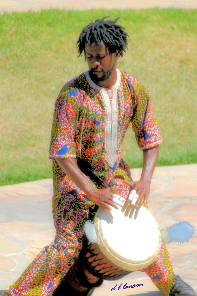 African Drummer by flygirl