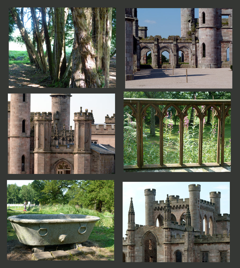 Collage of Lowther Castle by shirleybankfarm