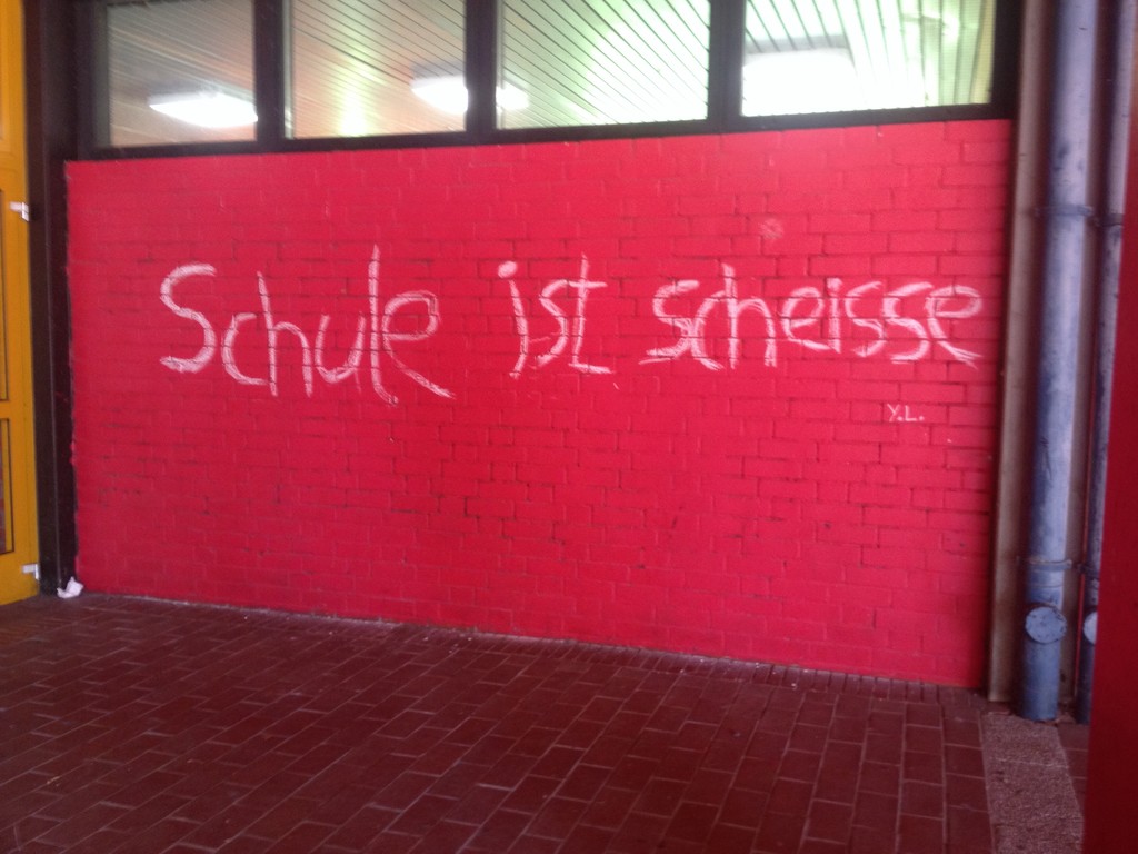 German for 'School is shit' by justaspark