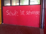 24th Aug 2015 - German for 'School is shit'