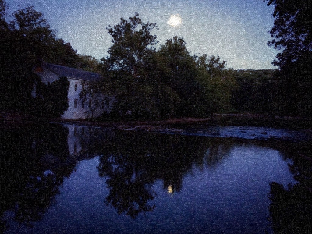 Moonlit mill by studiouno