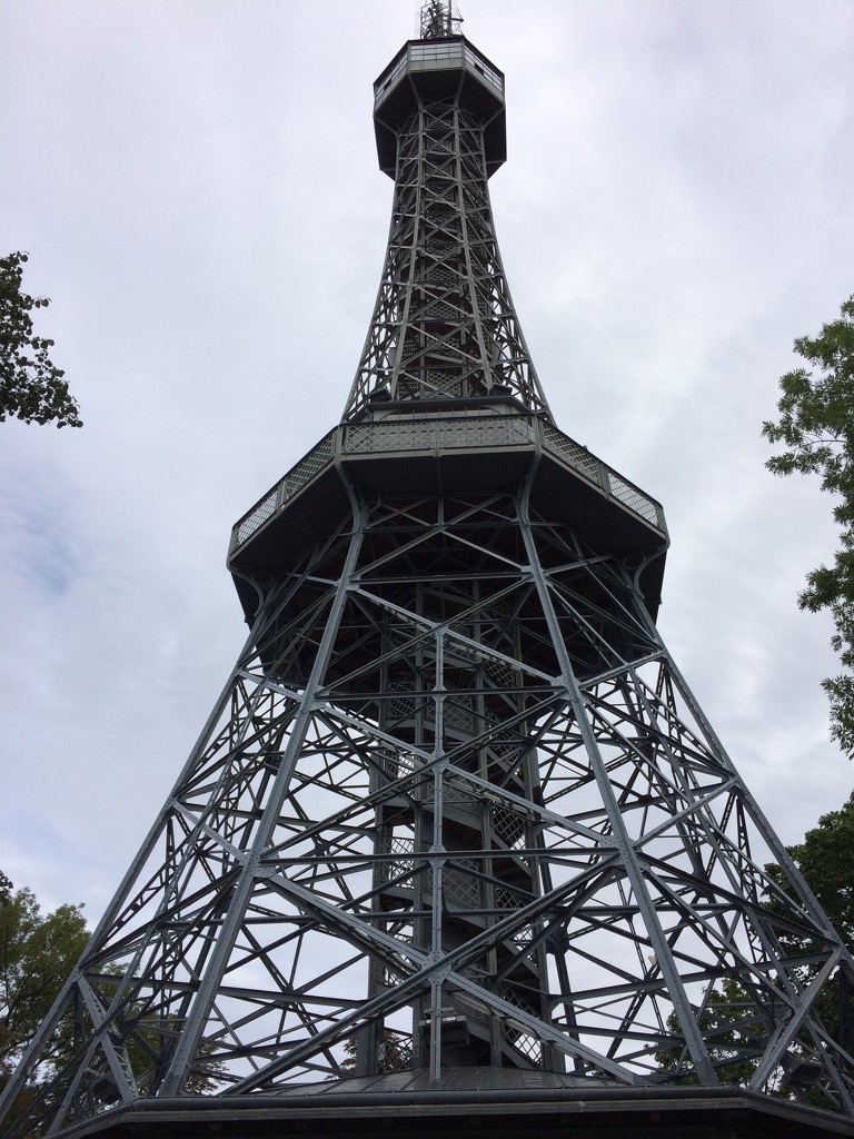 Petrin - Eiffel  Tower - Prague  by bizziebeeme