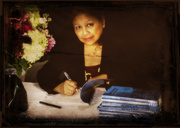 28th Aug 2015 - she signs her books