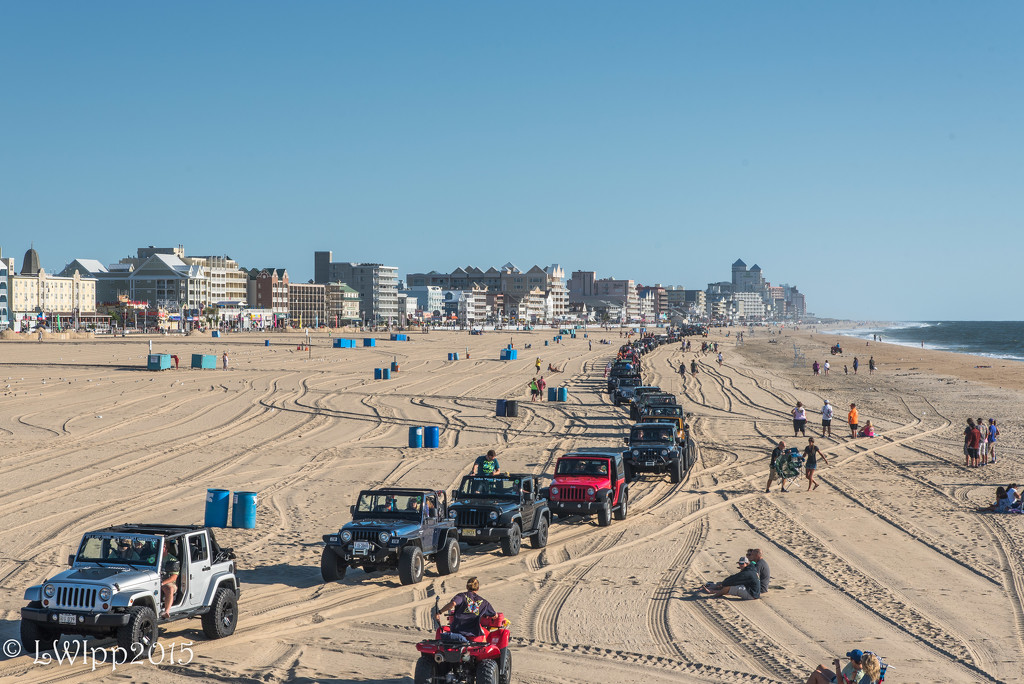 A Sea Of Jeeps  by lesip