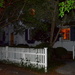 Picket fence and house, early evening, historic district, Charleston, SC by congaree