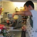 Luke baking by lellie