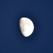 Three-quarter moon, Charleston, SC by congaree