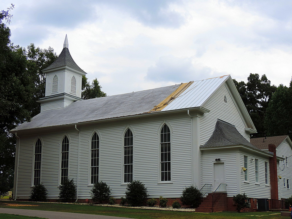 Historic church gets a new roof by homeschoolmom
