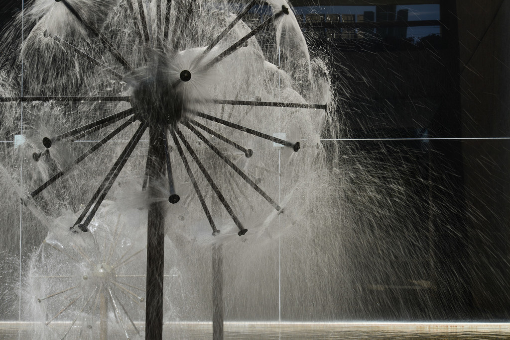 Fountains at Queensland Art Gallery by jeneurell