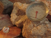31st Aug 2015 - Still Life with Pretty Rocks and Kitchen Thermometers