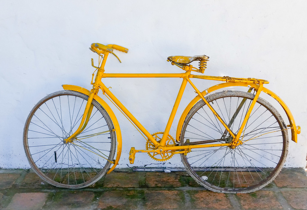 Yellow Bicycle  by salza