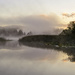 Sutton Lake Foggy Dawn by jgpittenger