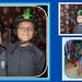 Corey and Tyler wearing their cycling helmets. by grace55