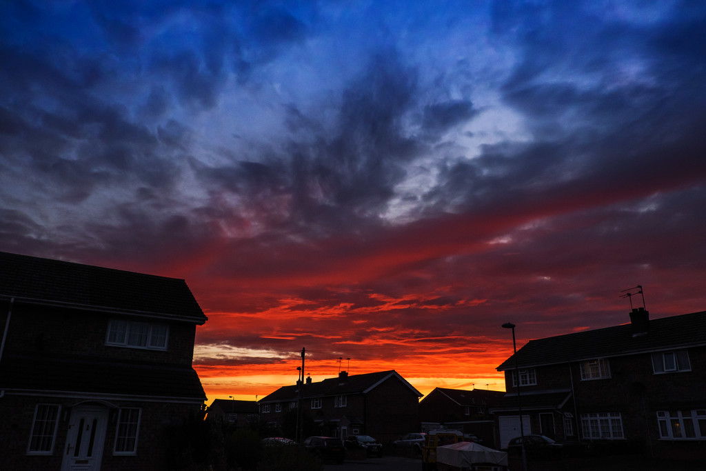 Day 224, Year 3 - Fire In The Sky by stevecameras