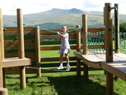 22nd Aug 2015 - Charlotte, a Playground and The Brecon Beacons
