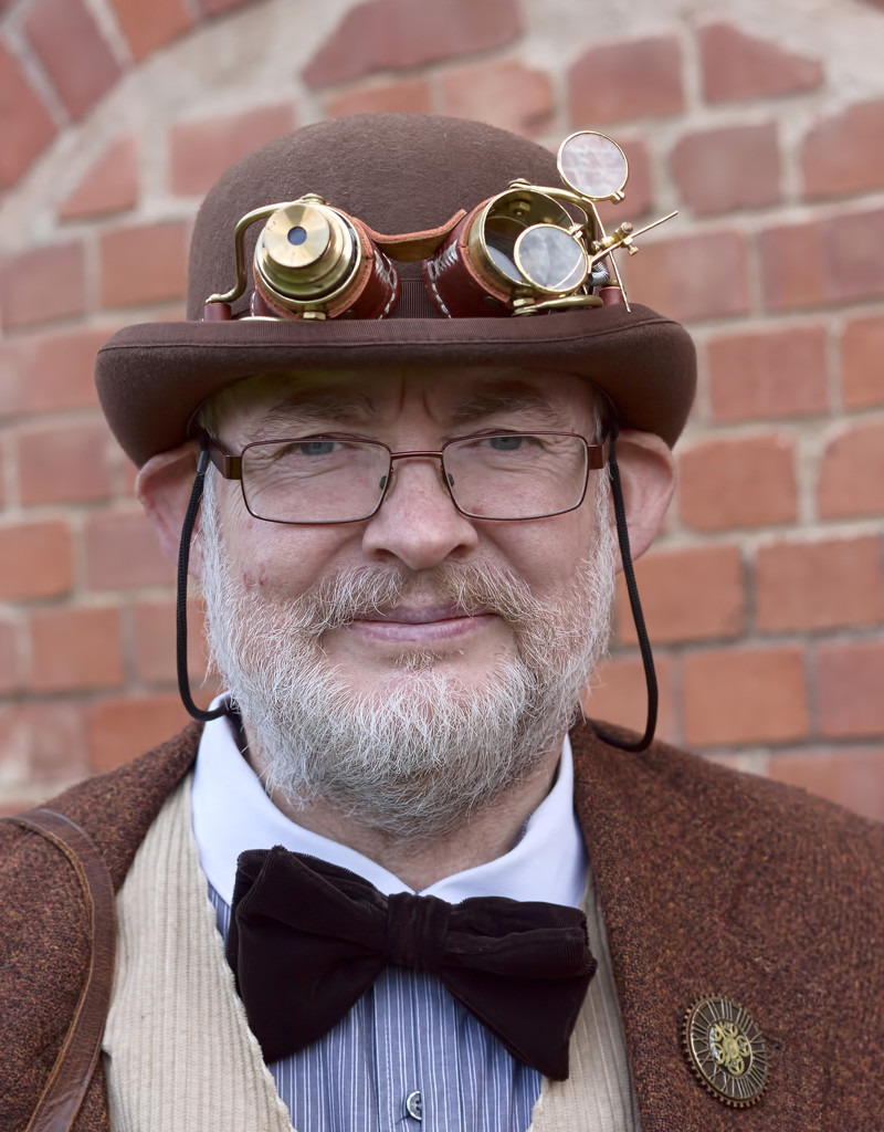 Bowler Hatted Steampunk by phil_howcroft