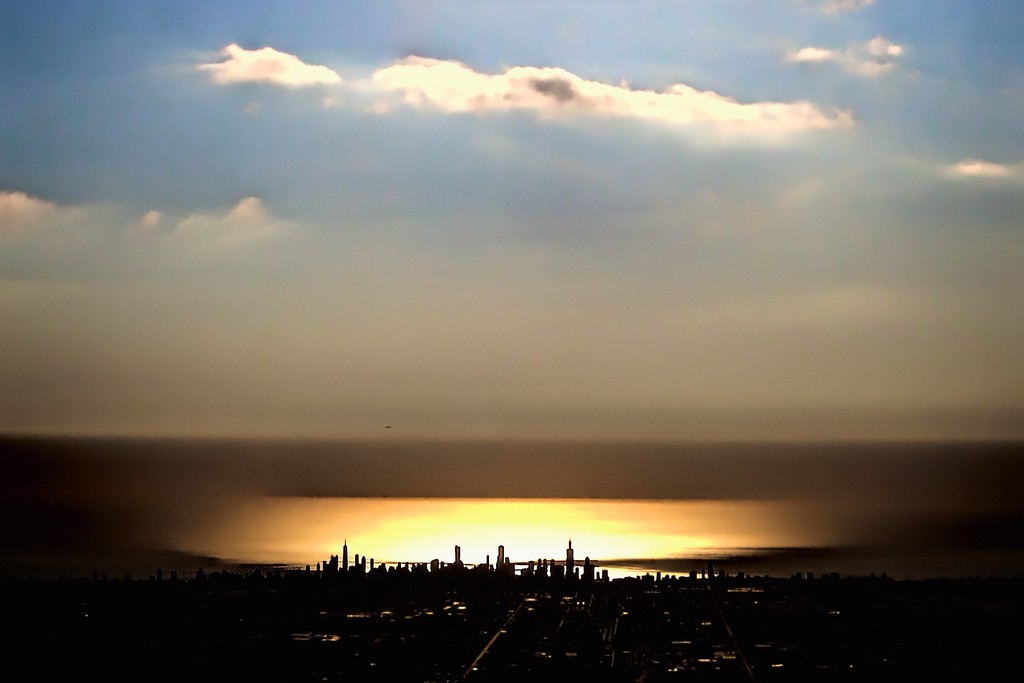 Spotlight on . . . a Chicago Sunrise!   by jyokota
