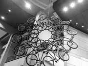8th Sep 2015 - Bicycle sculpture in Convention Center