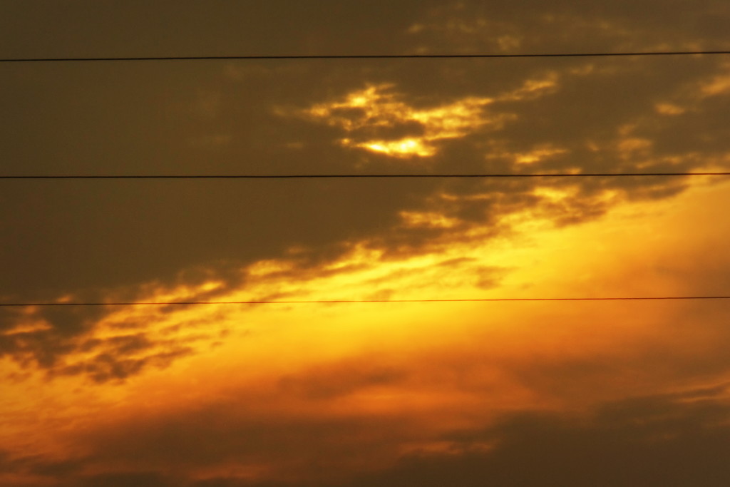 Sky Lines In Yellow by linnypinny