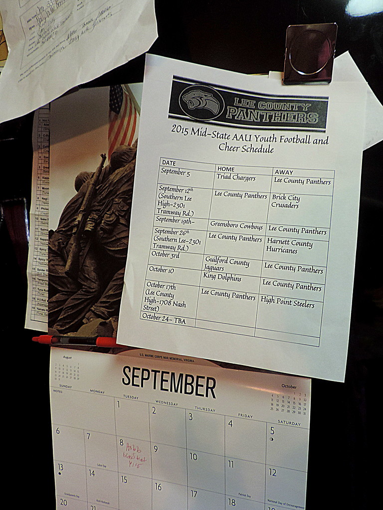 Fall schedule, must mark my calendar by homeschoolmom