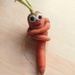A Happy Huggy Carrot by bizziebeeme