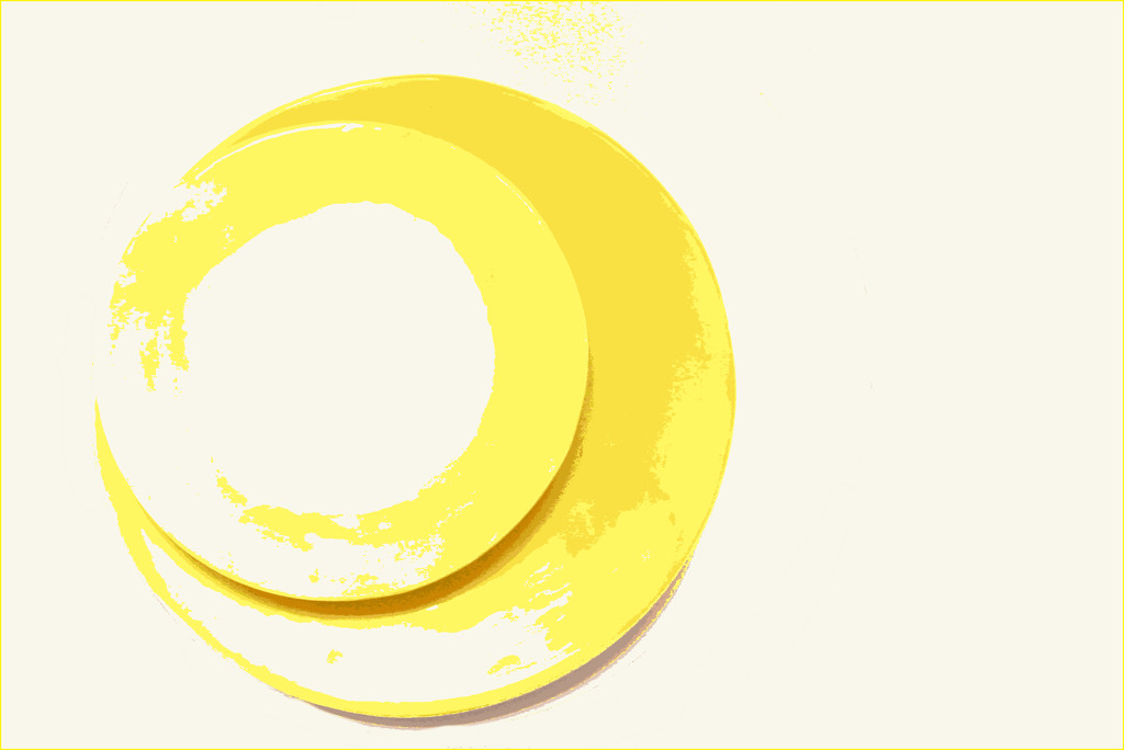 Yellow Plates by olivetreeann