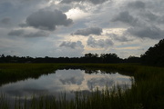 11th Sep 2015 - Sky and cloud reflections, Old Towne Creek, Charles Towne Landing State Historic Site, Charleston, SC