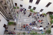 2nd Sep 2015 - Looking Down at Courtyard Party 