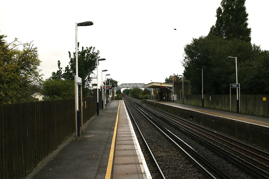Portchester Station by davemockford