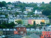 13th Sep 2015 - Houses on the hillside, Cork city in the rain.