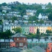 Houses on the hillside, Cork city in the rain. by laroque