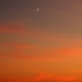 Crescent Moon Against a gorgeous sky by dianen