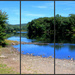 Delaware River Triptych by olivetreeann