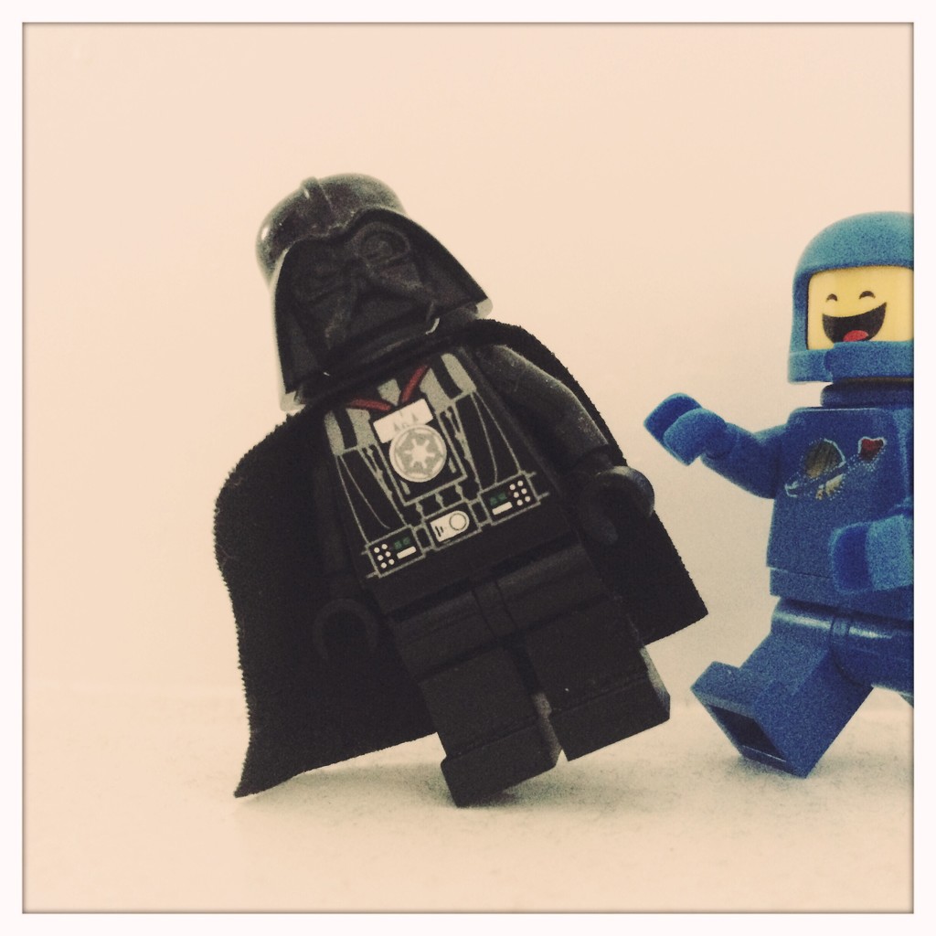 Hey mate, make way and give me some space too! Haha! Get the joke, Vader-dude? by mastermek