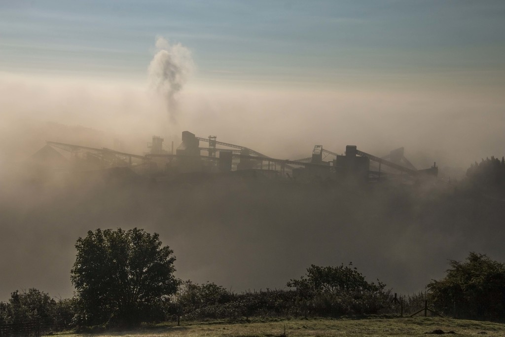Mist over Croft Hill by shepherdmanswife