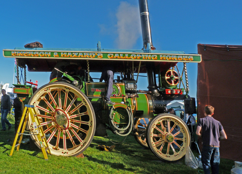 Steam engine by shirleybankfarm