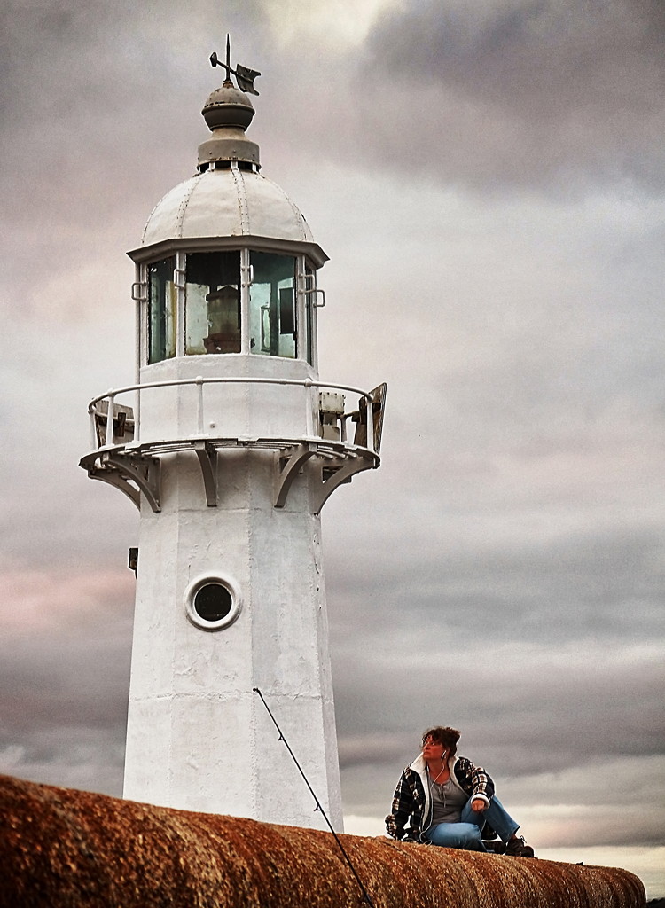 Flashback - A lighthouse.... by swillinbillyflynn