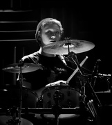 21st Sep 2015 - Drummer in B and W
