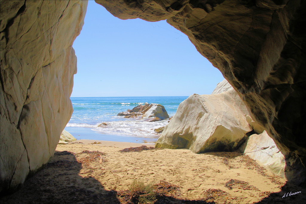 Shell Beach Cave by flygirl