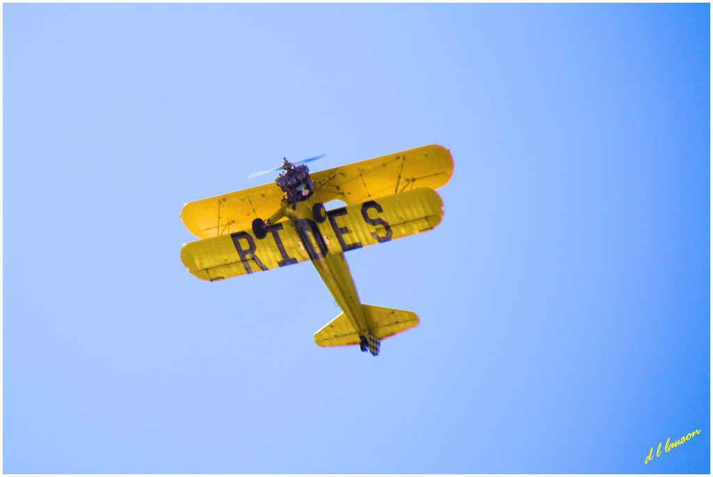 Yellow Plane for Childhood Cancer Awareness by flygirl